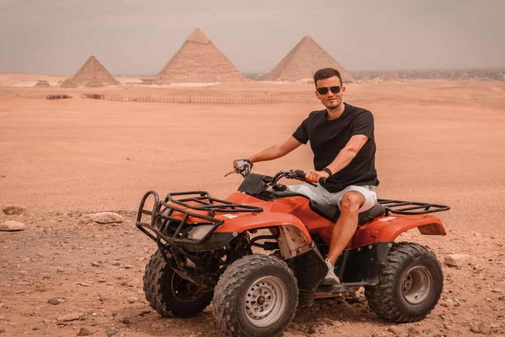 Cairo: Pyramids Quad Bike Adventure & Optional Camel Ride | ®ExcursionMania