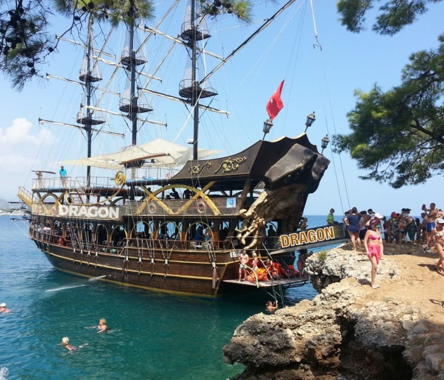 City of Side: Half Day Boat Trip w/ Hotel Transfer | ®ExcursionMania