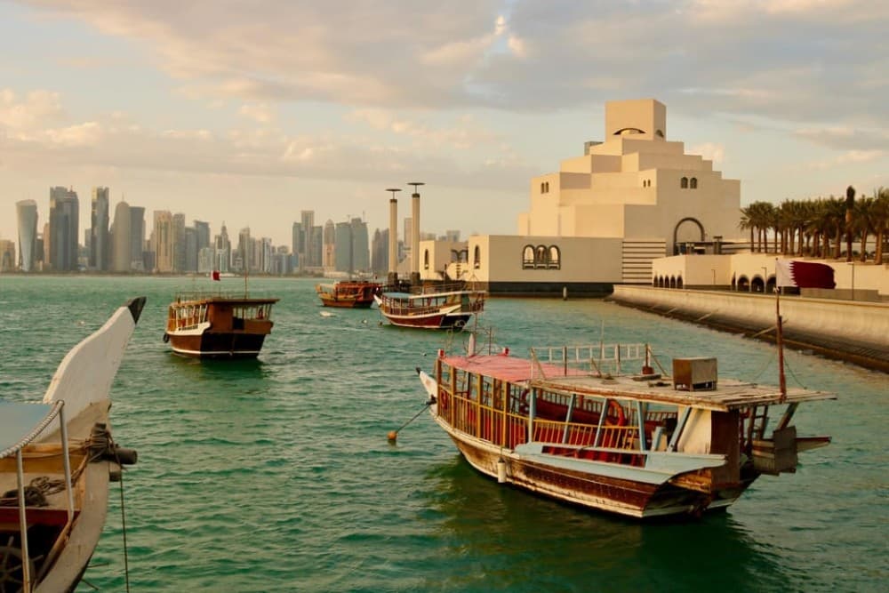 Doha: City Tour with Dhow Boat Ride Private Tour | ®ExcursionMania