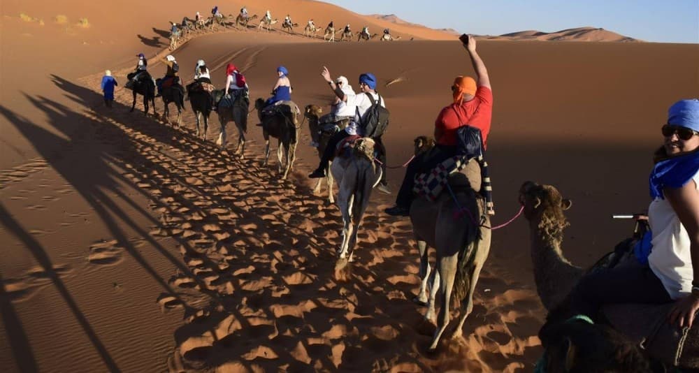 Marrakech Sunrise: Camel Ride and Breakfast in the Desert | ®ExcursionMania