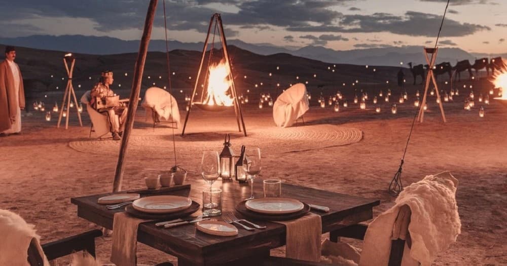 Magical Marrakesh: Sunset in the Desert with Dinner and Entertainment | ®ExcursionMania