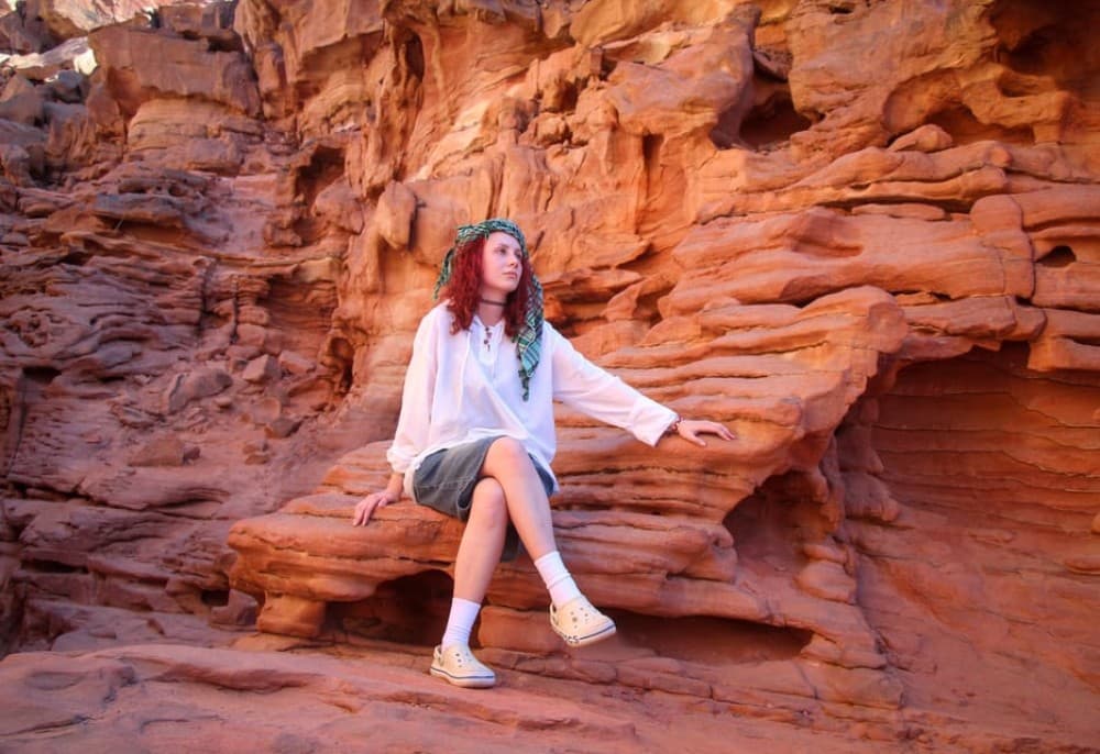 Sharm El-Sheikh: Jeep Adventure to Blue Hole Canyon & Dahab | ®ExcursionMania
