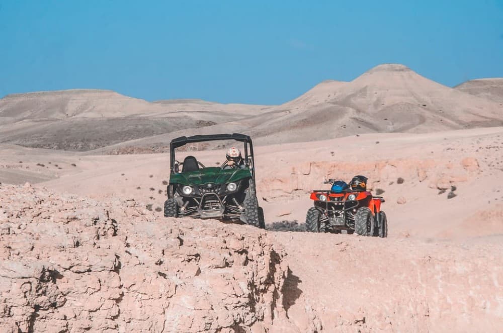 From Marrakech: Agafay Desert Dune Buggy  Tour Experience | ®ExcursionMania