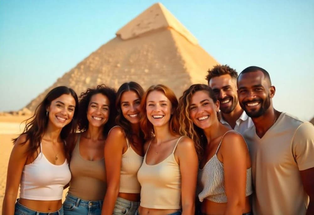 From Sharm El-Sheikh: Cairo Pyramids Full-Day Tour w/ Flight | ®ExcursionMania