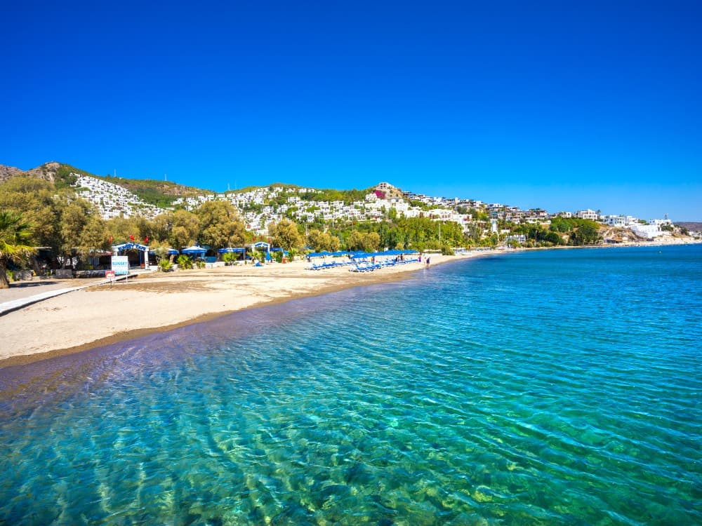 Does Bodrum have a beach?