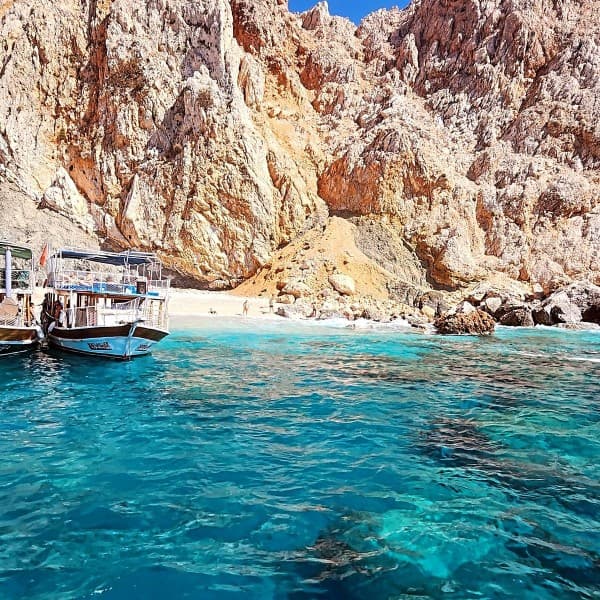 Antalya Suluada Island Boat Trip with Hotel Pickup & Lunch | ®ExcursionMania