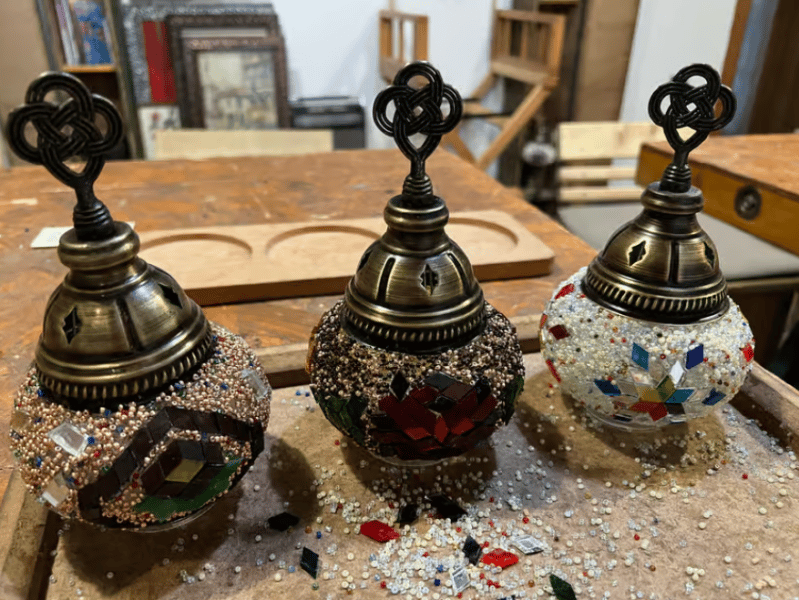 Mosaic Lamp Making Workshop in Istanbul with Drinks & Snacks | ®ExcursionMania
