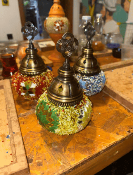 Mosaic Lamp Making Workshop in Istanbul with Drinks & Snacks | ®ExcursionMania