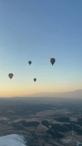 From Kemer: Pamukkale Tour with Hot Air Balloon Flight | ®ExcursionMania