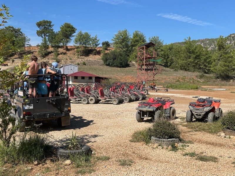 Antalya: Combo Tour With Rafting, Zipline, Quad, Jeep Safari | ®ExcursionMania