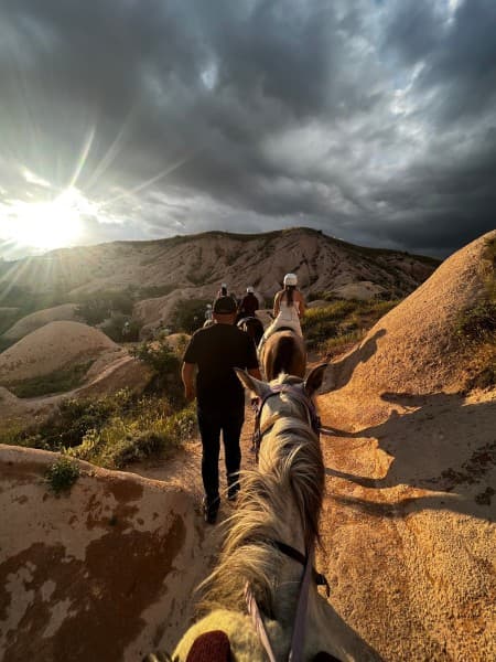Cappadocia: Cappadocia: Horse Riding Tour with Sunrise or Sunset Options | ®ExcursionMania