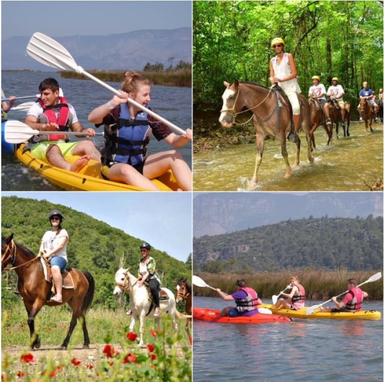 Marmaris Combo Tour 2 Horse Safari-Canoeing Tour | ®ExcursionMania