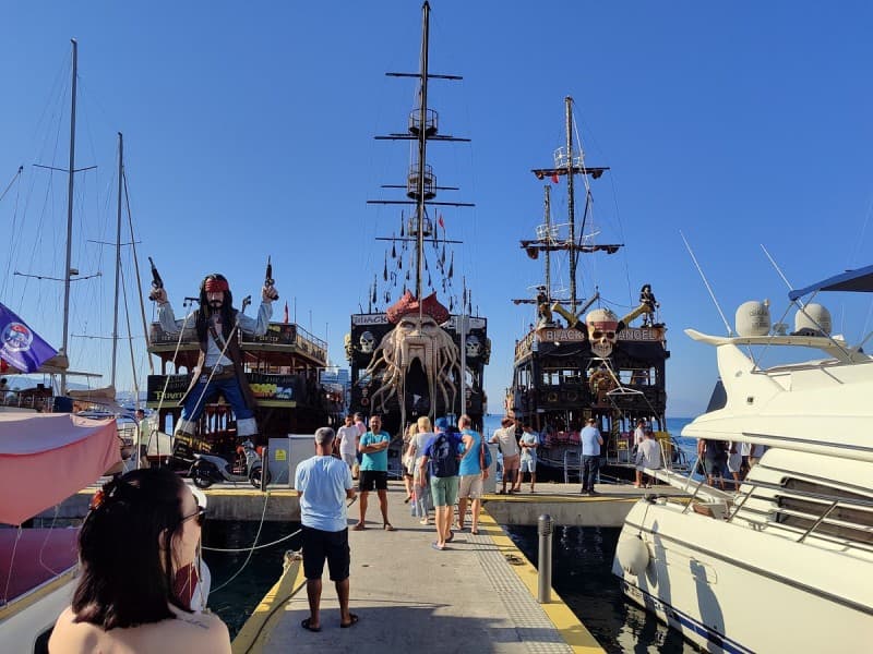 Bodrum: Bodrum Pirate Boat Trip With Hotel Transfer | ®ExcursionMania