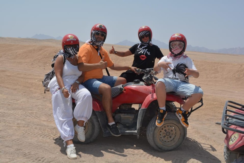 Hurghada: Morning-Afternoon Quad Safari Camel & Transfer | ®ExcursionMania