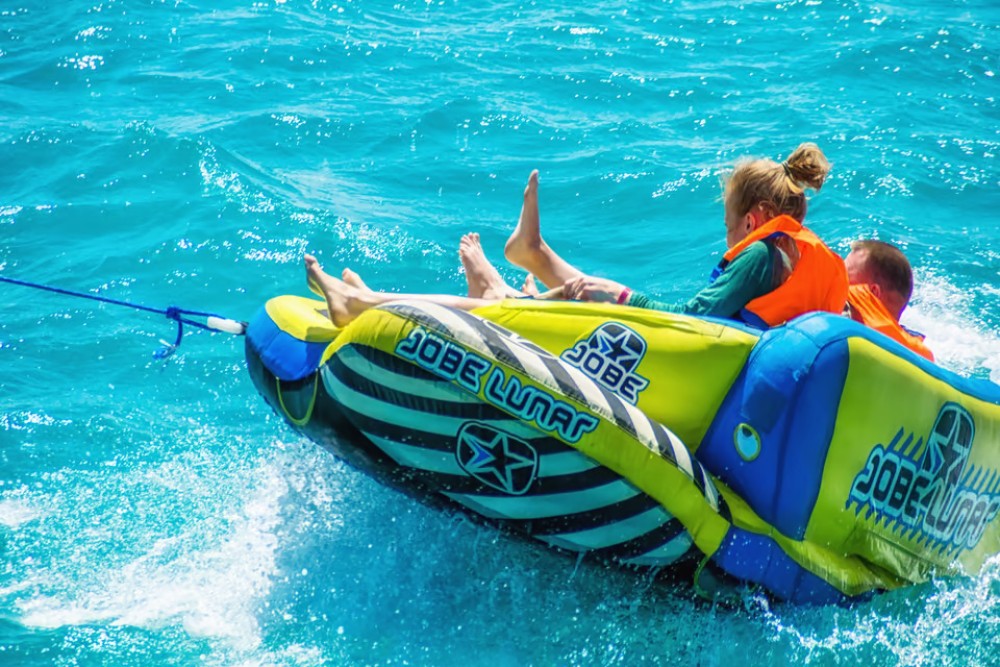 Sharm: Parasailing Banana Boat & Tube Ride with Transfers | ®ExcursionMania