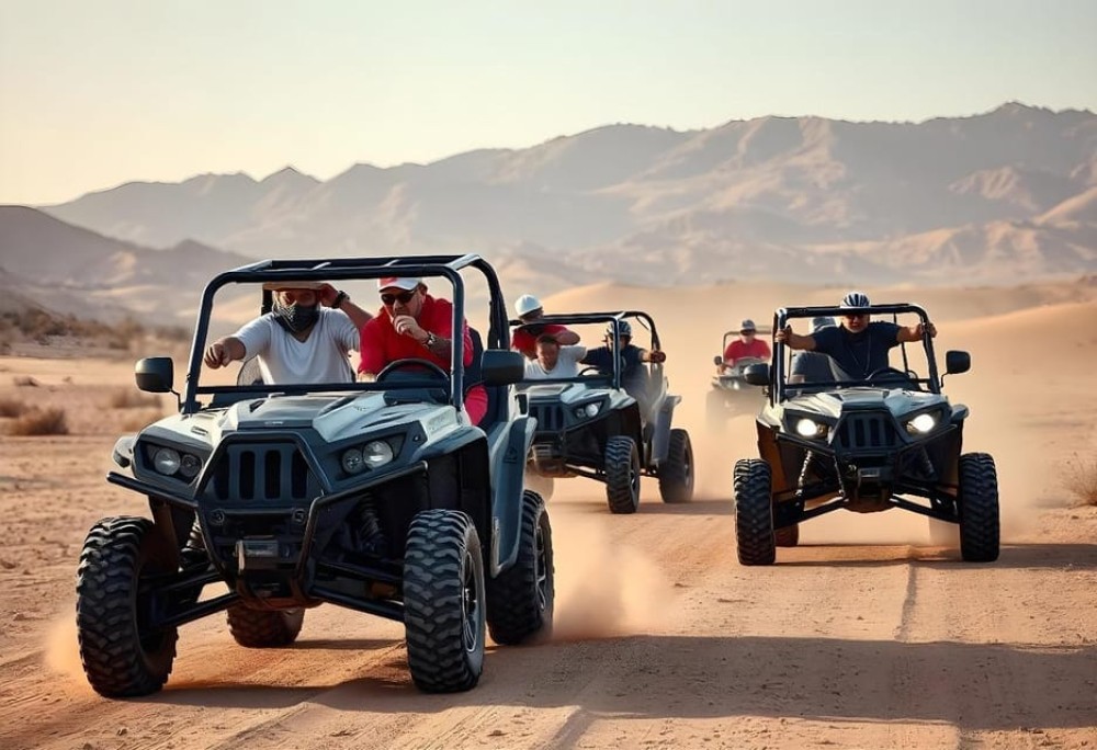 Hurghada: Desert Quad Bike and Buggy Adventure with BBQ | ®ExcursionMania