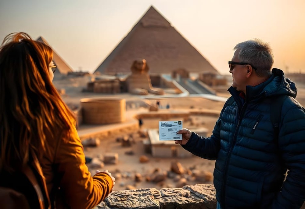 Cairo: Pyramids of Giza Plateau QR Ticket - Skip The Line | ®ExcursionMania