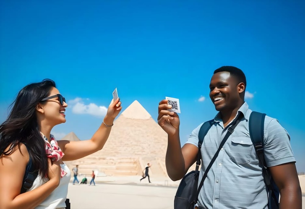 Cairo: Pyramids of Giza Plateau QR Ticket - Skip The Line | ®ExcursionMania