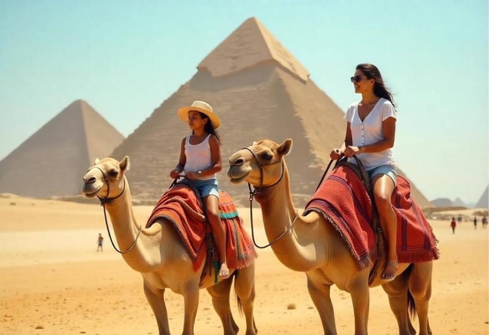 Hurghada: Giza Pyramids Day Trip with Nile Boat Tour Option | ®ExcursionMania