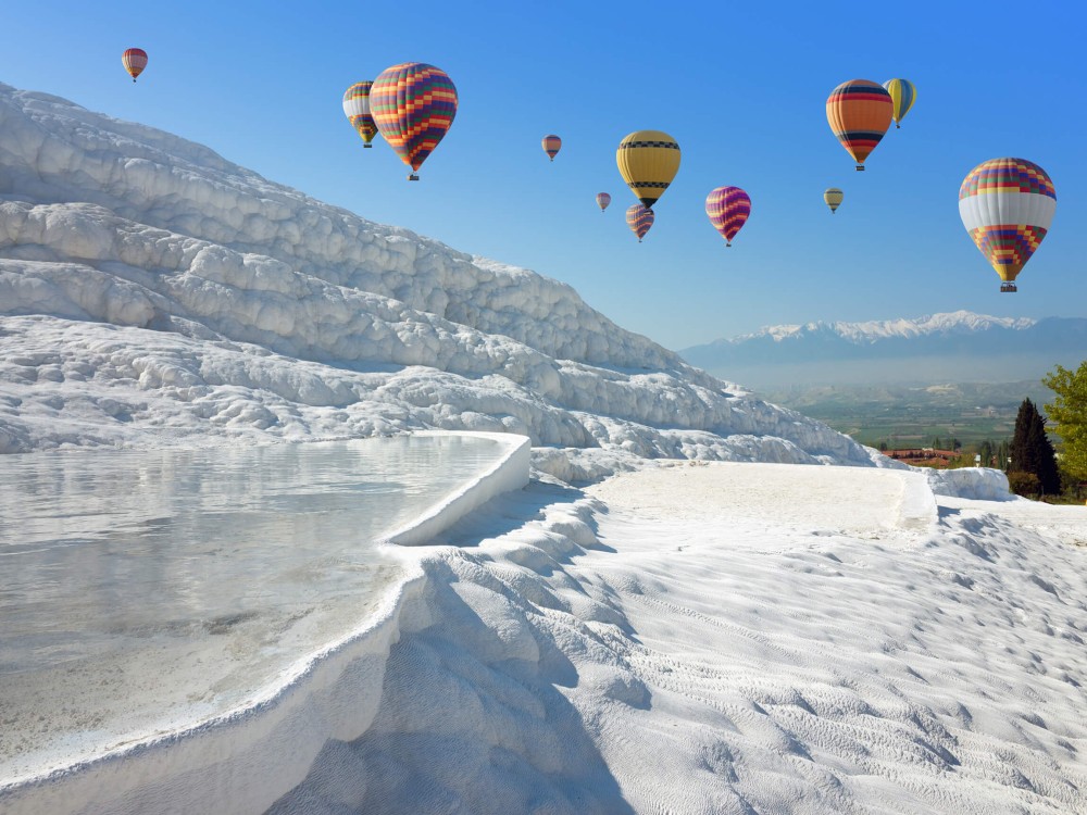 Kusadası: Pamukkale Tour With Balloon Flight & Private Transfer | ®ExcursionMania