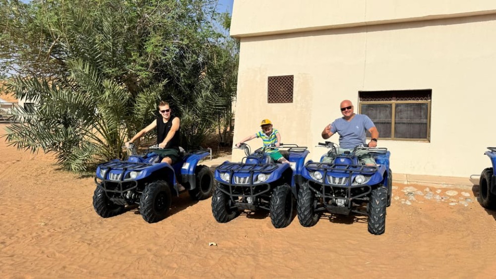 Muscat: Desert Quad Bike & Wadi Bani Khalid Tour | ®ExcursionMania
