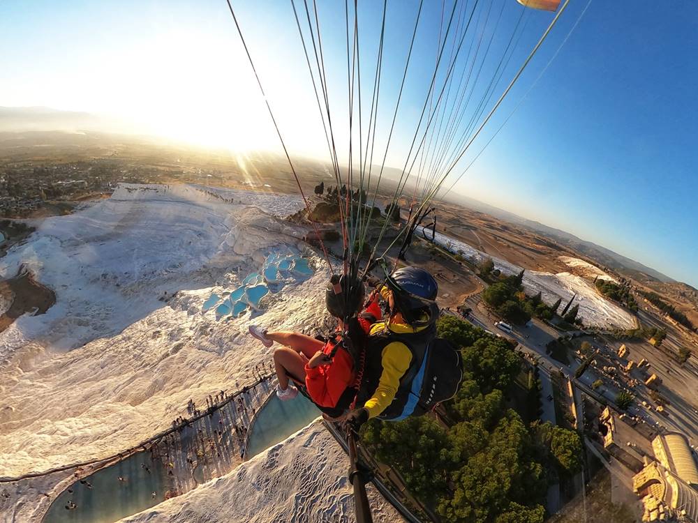 Pamukkale Paragliding Experience By Local Expert Pilots | ®ExcursionMania