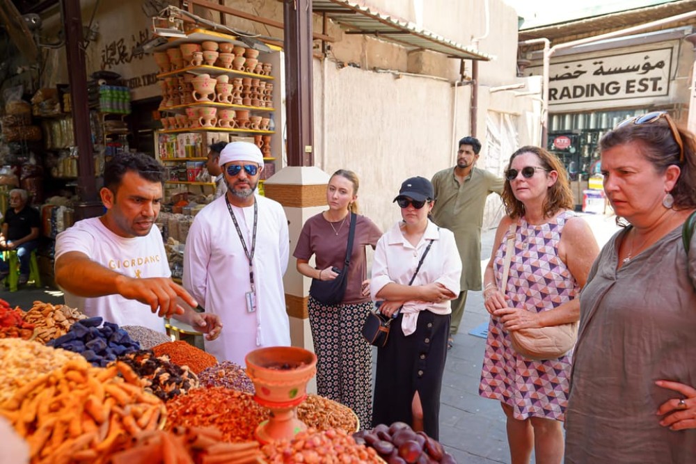 Old Dubai Souks, Abra Ride, and Street Food Tour | ®ExcursionMania