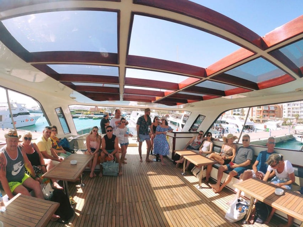 Hurghada: Eden Island Sirene Boat Snorkeling Trip | ®ExcursionMania