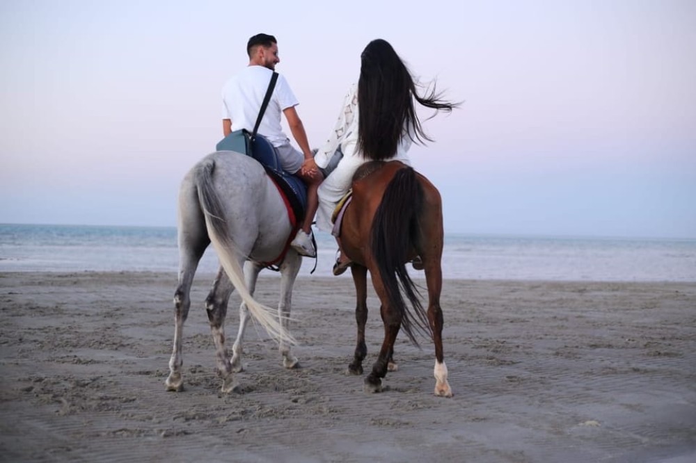 Hurghada: Red Sea & Desert Horse Riding Tour with Swimming | ®ExcursionMania