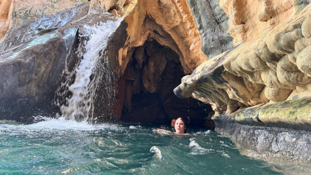 Oman’s Hidden Gems: Wadi Shab & Bimmah Sinkhole | ®ExcursionMania