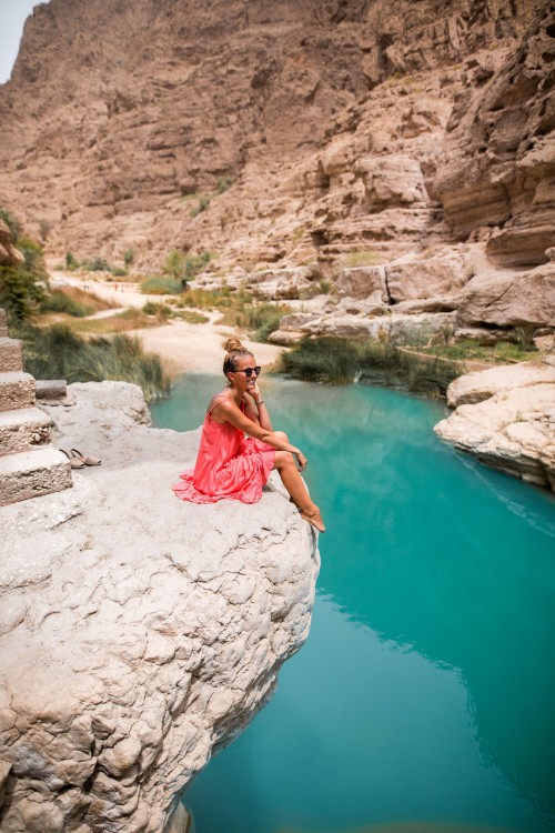 Oman’s Hidden Gems: Wadi Shab & Bimmah Sinkhole | ®ExcursionMania