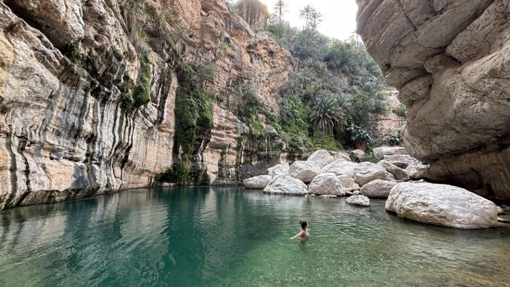 Muscat: Wadi Mibam Private Full Day Tour by 4x4 car | ®ExcursionMania