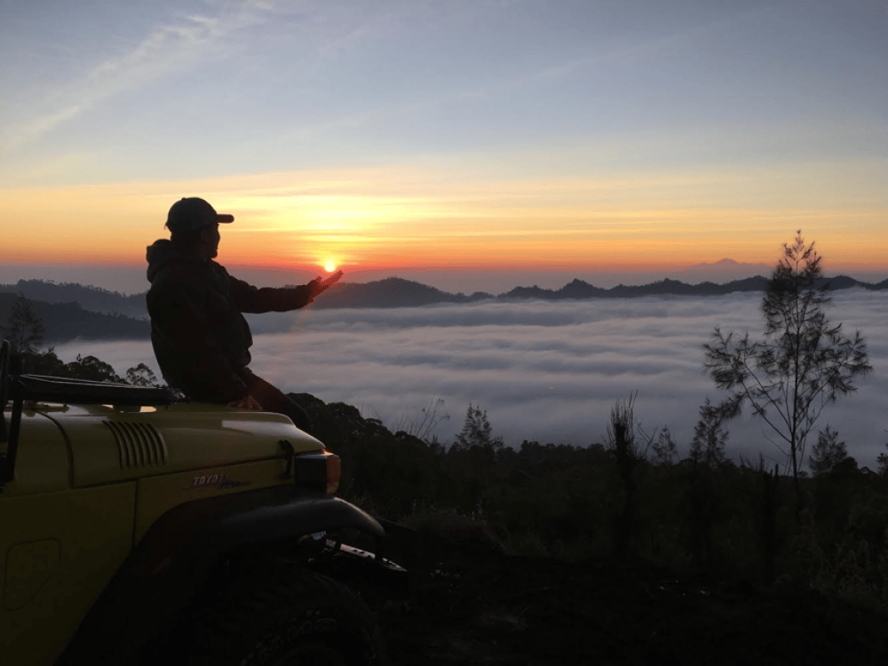 Bali: Mount Batur Sunrise Jeep Adventure with Jungle Swing | ®ExcursionMania