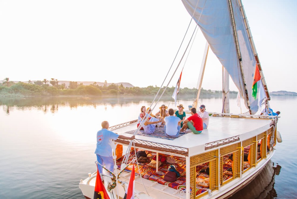 Aswan: Private Nile Boat Cruise and Botanical Garden Visit | ®ExcursionMania