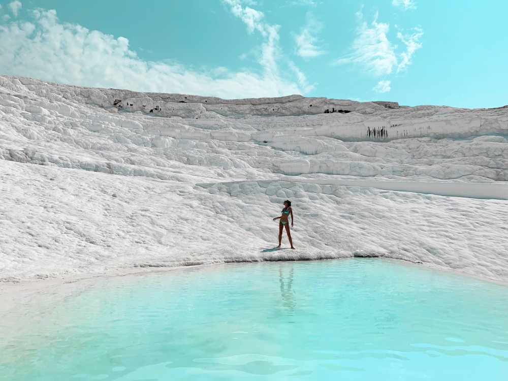 From Izmir/Selcuk: Guided Pamukkale Full-Day Tour with Lunch | ®ExcursionMania