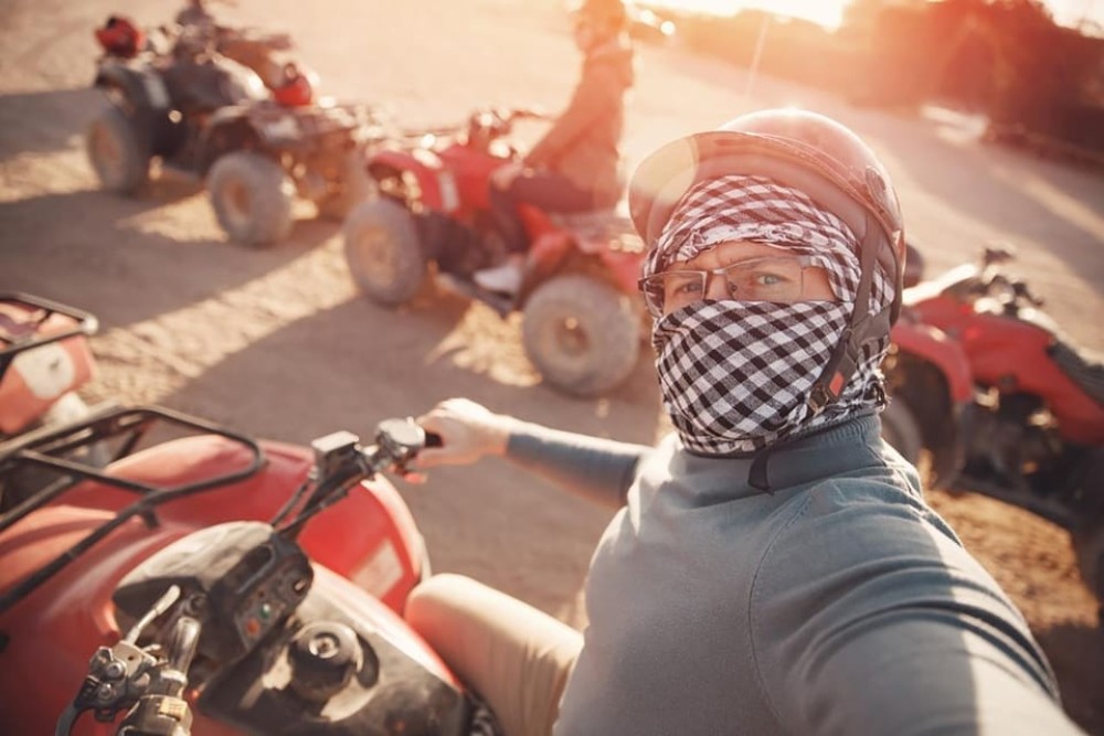 ATV Quad Bike Ride At GIZA Pyramids and BBQ Dinner | ®ExcursionMania