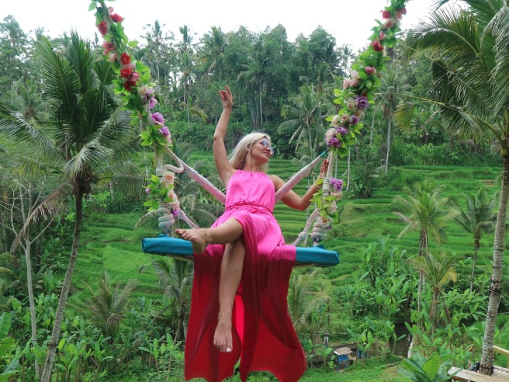 Ubud: Sky Bike Adventure, Swing & Rice Terrace with Transfer | ®ExcursionMania