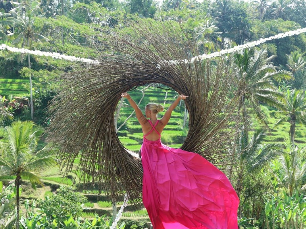 Ubud: Sky Bike Adventure, Swing & Rice Terrace with Transfer | ®ExcursionMania