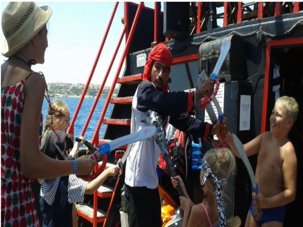 Bodrum Pirate Boat Trip With Hotel Transfer | ®ExcursionMania