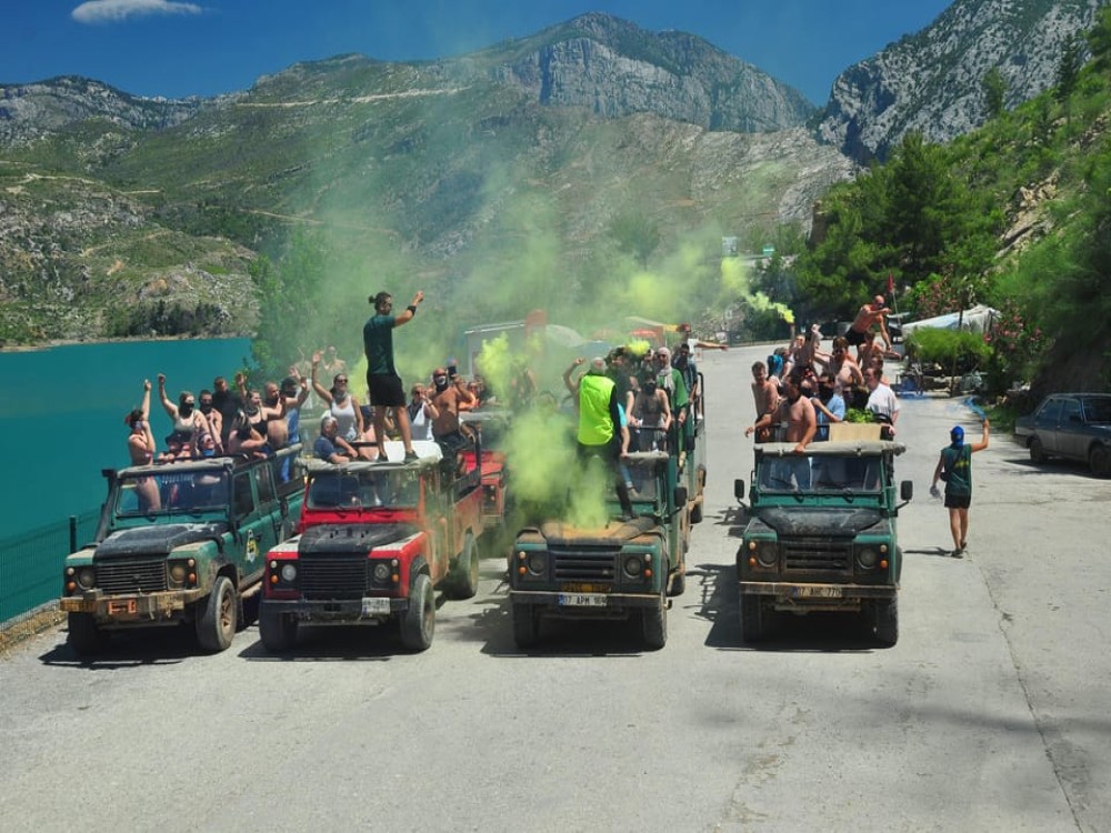 Side Jeep Safari w/Green Canyon Boat Trip & Lunch | ®ExcursionMania