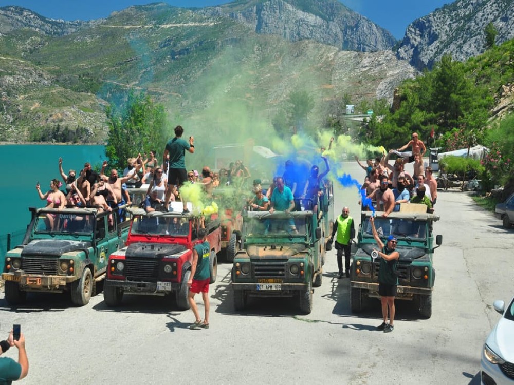 Side Jeep Safari w/Green Canyon Boat Trip & Lunch | ®ExcursionMania