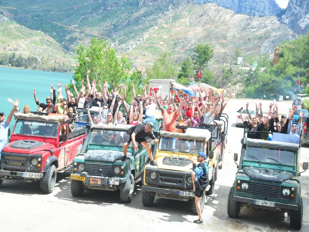 From City of Side: Jeep Safari & Green Lake Cruise w/Lunch | ®ExcursionMania