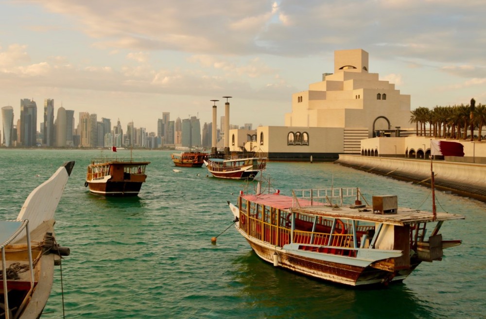 Doha: Traditional Dhow Harbor Tour With Pickup & Drop Off | ®ExcursionMania