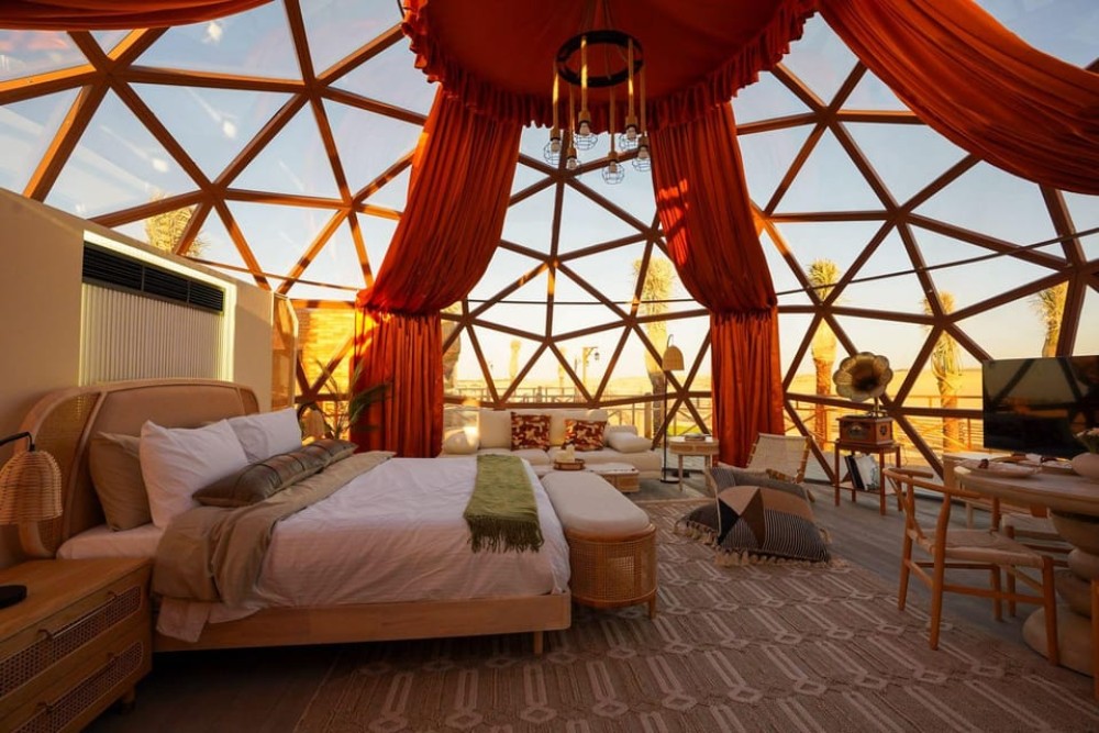 Dubai: Al Marmoom Domes Desert Glamping & Dining Experience | ®ExcursionMania