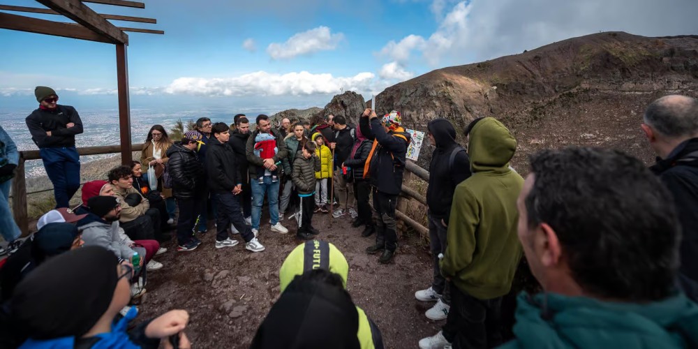 From Sorrento: Pompeii and Vesuvius Guided Tour with Lunch | ®ExcursionMania