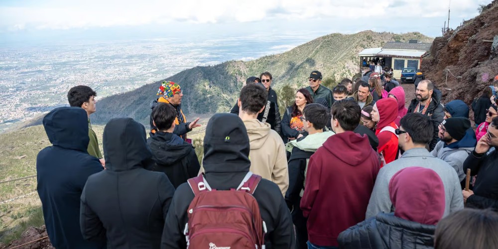 From Sorrento: Pompeii and Vesuvius Guided Tour with Lunch | ®ExcursionMania