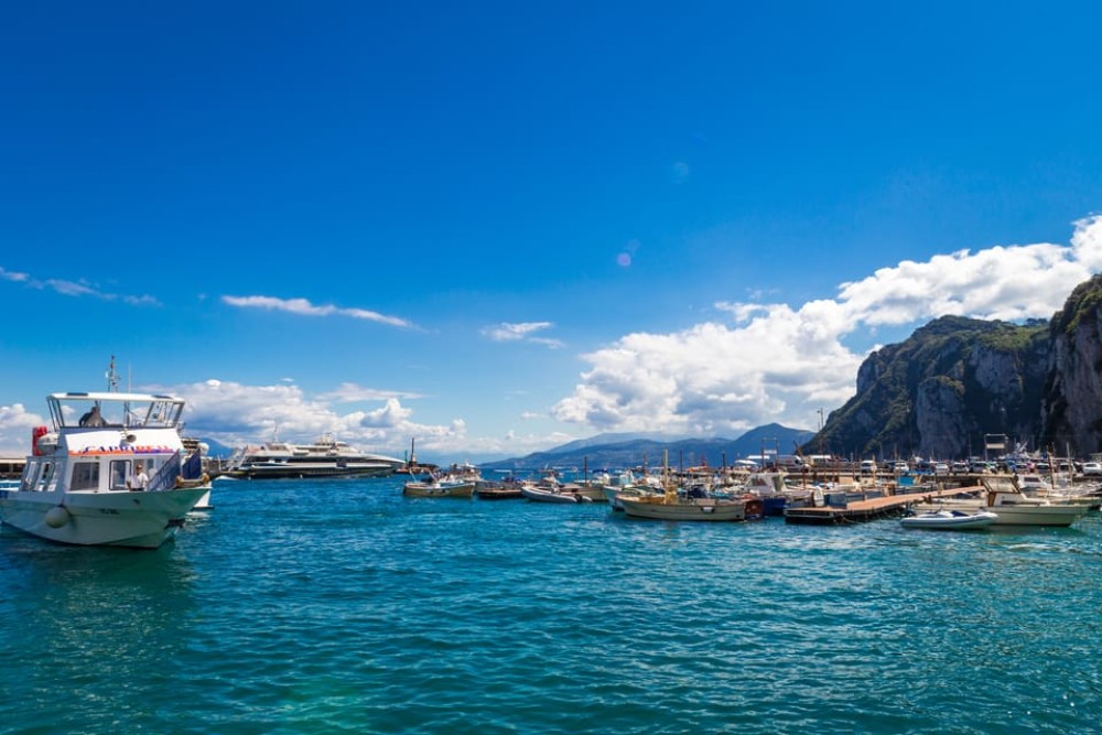 From Pompeii/Castellammare/Vico Equense: Capri Day Cruise | ®ExcursionMania