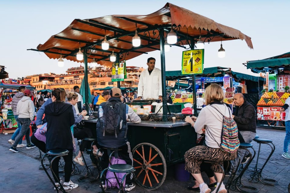 Marrakech: Medina by Night Walking Tour with Moroccan Tea | ®ExcursionMania