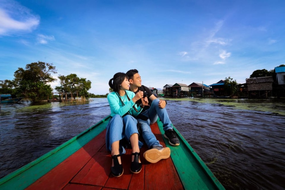 From Siem Reap: Beng Mealea & Tonle Sap Sunset Boat Cruise | ®ExcursionMania