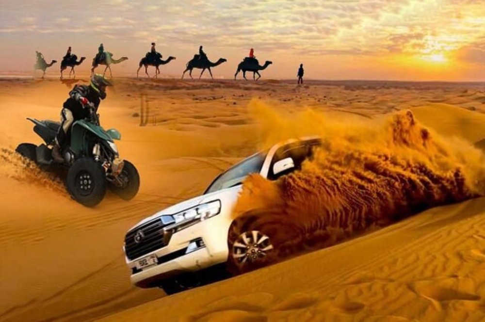 Doha: Quadbike/Desert Safari, Camel Ride, Sandboarding | ®ExcursionMania